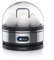arendo - Cuociuova Sevencook - da 1 a 7 Uova - Bollitore per Uova in Acciaio con Funzione di Mantenimento del Calore - Grado di durezza Regolabile alla Coque Medio e sodo - Nero Argento