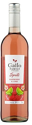 Gallo Spritz Raspberry & Lime Low Calorie Californian Rose Wine 75cl Bottle