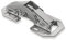 4 x JUNKER Aufschraubscharniere 77,4 x 32,8 mm Gelenkscharnier Scharnier mit Feder