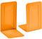 Acrimet Premium Serre-Livres en Métal Robuste (Couleur Orange) (1 Paire)