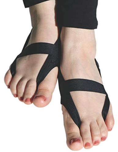 Ashipita SportsLine Schwarz Size M - modische Fußschlinge bei kalten Füßen, Durchblutungsstörungen, Fersensporn, Hallux Valgus, DFS