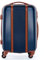 FERGÉ Handgepäck-Koffer Hartschale Milano Bordgepäck Rollkoffer 55 cm Reisekoffer Kabinen-Trolley 4 Rollen 100% ABS blau