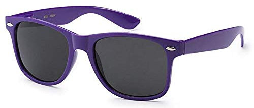 retroUV® - Occhiali da Sole Stile Classico UV400 (Viola Tinta)