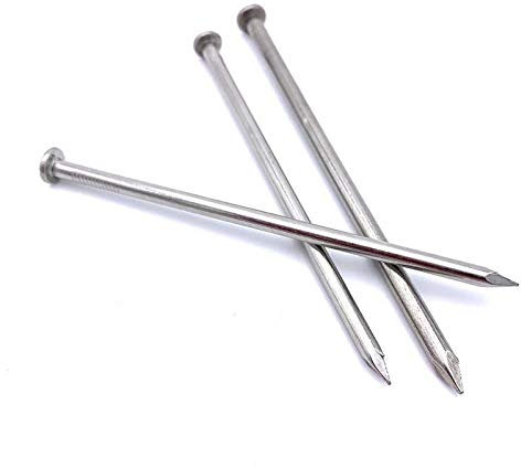 304 runde Nägel aus Edelstahl, 50 mm