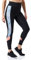 AURIQUE Damen Verkürzte Sportleggings mit Print, Schwarz Korallenorange Leopardenmuster, 40