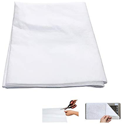 Merv 13 Materiale filtrante per filtri dell'aria (4,6 m²), particelle d'aria, polvere di base Clean Living di piccole dimensioni fino a 0,3 micron, efficiente e traspirante, design fai da te (4,5
