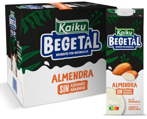 Kaiku - Latte di mandorla - Begetal - 100% vegetale - più semplice - più ricco ideale per la cottura - 1 litro