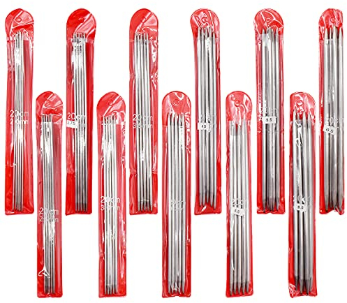 NC 6UDH Stricknadel, Acryl, Silber