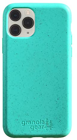 Granola Gear - Umweltfreundliche Handyhülle für iPhone 11 Pro – biologisch abbaubar, kompostierbar, plastikfrei, aus Pflanzen – Meerglas