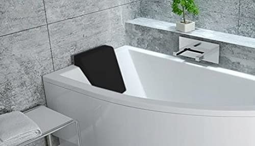 KOLMAN Badewannenkissen Nackenstütze Kopfstütze für Badewanne Nackenkissen Schwarz