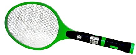 ARDES AR6S05A Raqueta Insectos Eléctrica RAQUETA LÁMPARA Raqueta antimosquitos con Luz y Lámpara LED Removible Raqueta Antimosquitos Recargable con Cable USB Repelente Moscas con Triple Red