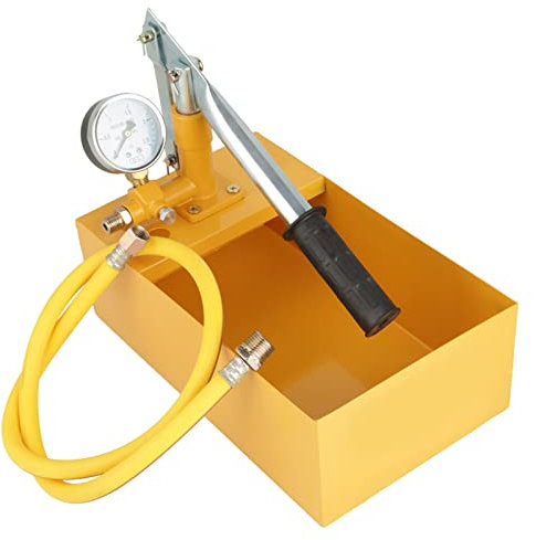 Bomba de Prueba de Presión de Agua Hidráulica Manual 2.5Mpa 25KG - Herramienta de Prueba de Tuberías de Aluminio