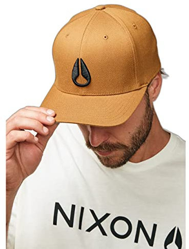 NIXON DEEP DOWN FLEXFIT Cap 2024 brown/black, L/XL