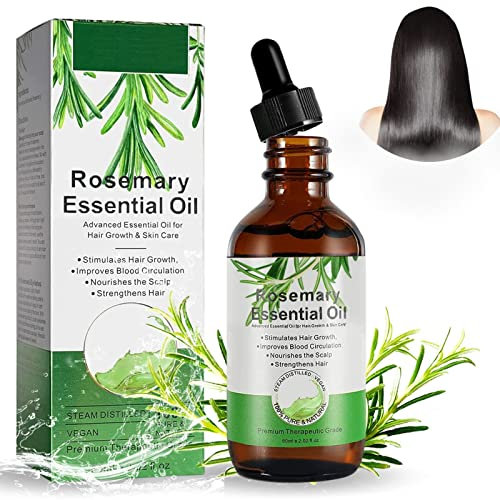 Huile De Rosemary, Rosemary Oil, Huile Rosemary Cheveux, Rosemary Oil For Hair Growth, Nourrit en profondeur la peau transdermique et accélère la croissance des cheveux
