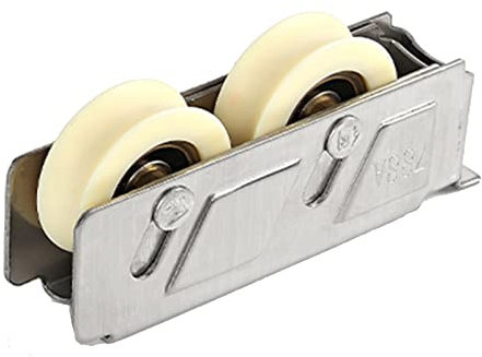 Ruedas de vía estrecha de vía ancha, poleas de puertas y ventanas de aleación de aluminio, puertas corredizas de vidrio, rodamientos de rodillos de vía ancha, accesorios de ventanas de aluminio de col
