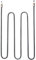 Ala - Resistenza per bistecchiera 345 x 220 mm.2000 Watt. - RE0191