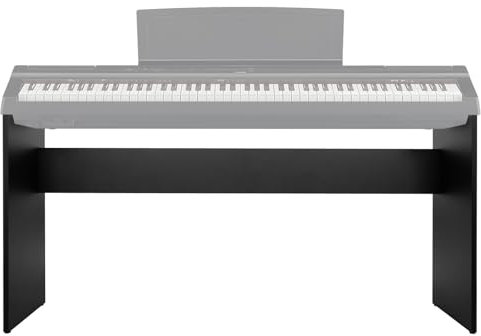 STRICH L85 - Supporto per tastiera per pianoforte, in legno, resistente, compatibile con pianoforte digitale Yamaha P-45/P-71/P-125/P-128, 88 tasti (nero classico)