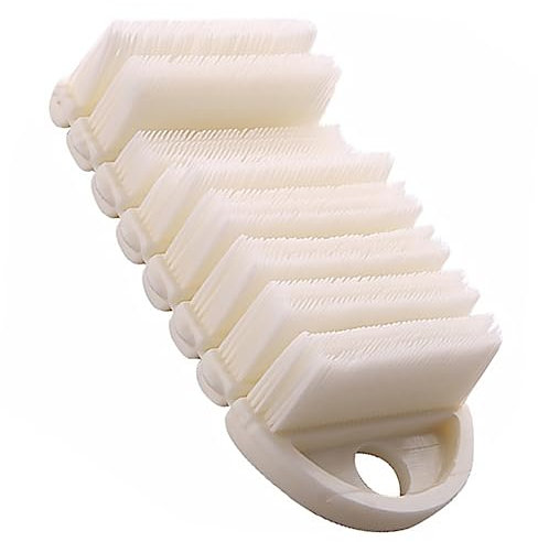 FRCOLOR Brosse à ongles - Brosse de nettoyage pour pédicure - Brosse à ongles - Brosse à pieds - Accessoires de salle de bain - Brosse à dents de voyage - Brosse à dents douce - Brosse à laver bébé -