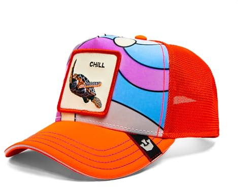 Goorin Bros. 2 Crush Furious Cap Basecap Baseballcap Truckercap Meshcap (One Size - orange)