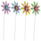 MUCKLILY 4 Stücke Eisen Blume Einsatz Decor Floral Garten Stake Blumen Im Freien Große