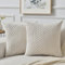 ANBURG Kissenbezug 35x35 Creme beige Kordsamt 2er Set Boho Kissenbezüge Cord Zierkissenbezug für Kinderzimmer, Deko Schlafzimmer Kissenhülle, Einfarbig Wohnzimmer Sofakissen Quadratisch Couchkissen