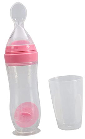 Hoement biberons bouteille lait alimentation bebe Nourrisseur Alimentation biberon bouteille de d'aliments pour bébés mangeoire pour biberon pour rose