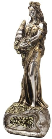 GkgWuxf Statue der Göttin Fortuna,Göttin Fortuna - Göttin des Glücks Fortuna griechisches Ornament,Elegante griechische Sammlerfigur, für Heimdekoration und Wohlstand