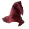 Leonardo Carbone® Unisex Mittelalter Zaubererhut Merlin - Zauberer Kostüm, Mittelalter Kleidung Kopfbedeckung, Halloween Kostüm Damen, Zauberer Hut Herren, LARP, Karneval, Cosplay - 100% Wolle Rot