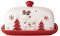 Wnvivi Beurrier de Noël en céramique, beurrier avec couvercle, beurrier en céramique, récipient de rangement décoratif pour la cuisine (Wnvivifthx4ni2y3--1)