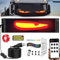 Dhqkqg Ojos LED Para Camion, Luz de Ojos de Diablo para Coches, Ojos LED para Camión, Pantalla LED Flexible Coche, Programable, Iluminación Personalizable, para Coches, Camiones (92 x 374mm)