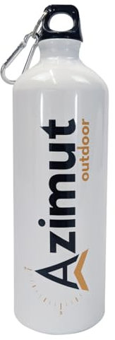 Azimut outdoor Gourde Aluminium 1l - Blanche