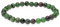Lebensquelle Plus Kugelarmband | Perlen Armband 6 mm | Hochwertiges Edelsteinarmband | Natur Stein Edelsteinarmband dehnbar (Zoisit mit Rubin)