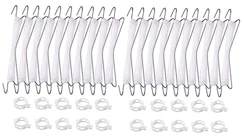 HEMOTON 2 Sätze Garten-stützclip Drinnen Gemüse Spalier-Set Für Gewächshäuser Groß Klein Unterstützt Pflanzenstützrahmen Klettern Unterstützung Spaliere Gitter Feuerverzinkter Stahldraht