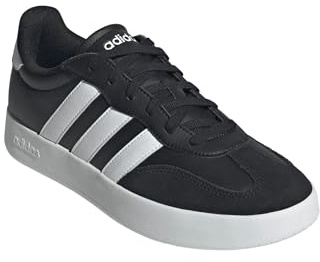 adidas Barreda Sneaker Trainer Schuhe (Black/White, EU Schuhgrößensystem, Erwachsene, Numerisch, M, 43 1/3)