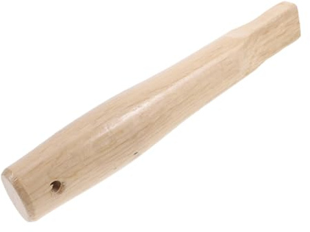 WOONEKY Wooden Grip Replacement Handle for Sledge Hammer and Axe Anti-Skid 18cm Oak Wood Tool Handle for Hammer and Wedge for Outdoor and Workshop Use