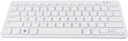 APBVIHL RPi Desktop Computer 500+, 256GB NVMe SSD, 16GB RAM, Mechanische Tastatur mit Gateron KS-33 Blau Schaltern, Weiß, Vorinstalliertes RPi OS