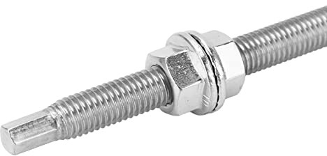 Kit di installazione per esterni con staffa fotovoltaica, vite a doppia testa in acciaio inossidabile, 4 pezzi