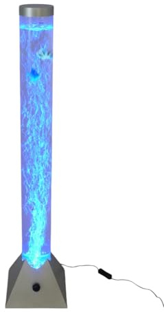 Dapo Wassersäule Aquafee mit 6 Fischen 109cm Dekoleuchte mit Farbwechsel