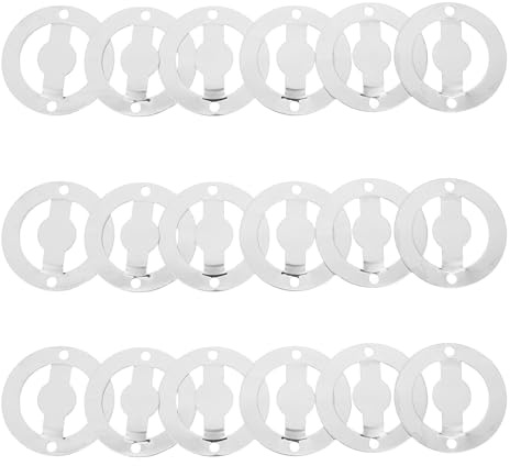 HYTROVE 20pcs Pepper Grinder Replacement Parts Metal Bottom Plate for Pepper Mill 1.65inch Stainless Steel Stylish Metal Bottom Plate Enhanced Performance Versatile Accessories Kitchen Use