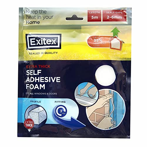 Extra Thick S/A Foam White 5MTR