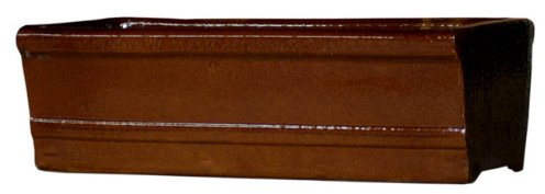 2. Wahl Artikel - rustikaler Blumenkasten Balkonkasten 75x19x16 cm, braun, 15 Liter, frostfest aus Steinzeug-Keramik