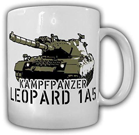 Leopard 1A5 Bundeswehr Panzer Kampfpanzer Bataillon Kompanie - Tasse #9878