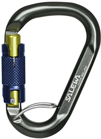 Salewa Belay Twist Lock Karabiner, Schwarz