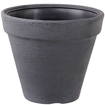 Ondis24 Blumentopf Blumenkübel Pflanzkübel Dekotopf Classic Line anthrazit 5 Liter