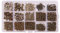 PandaHall Über 870 Pcs Schmuck Finden Kits mit Hummer Klauen Klammern Jump Ring Band Clamp End Ohrring Haken Blume Bead Cap Schnur Ende Augen Pin Kopf Pin Verlängerungskette Spitze Knoten Drop End