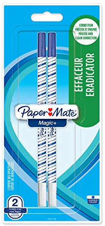 Paper Mate Magic+ Eradicator | Fine Point | Blue | Pack of 2