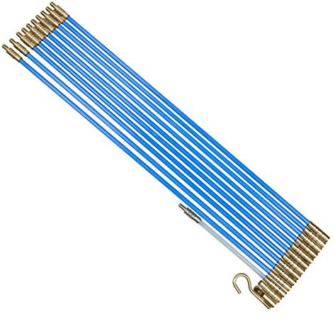 Dapetz® 3.3M Cable Access Rod and Accessories Kit - 15 Pieces Including 10 x 330 mm Rods