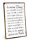 TypeStoff Holzschild mit Spruch – FAMILIE REGELN HAUSORDNUNG – shabby chic retro vintage nostalgie deko Typografie-Grafik-Bild bunt im used-look aus MDF-Holz - HS-00058