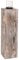 VIVANNO Windlicht Windlichtsäule Kerzenhalter Säule Recycling Holz Lumira Shabby Chic Weiß (76 cm)