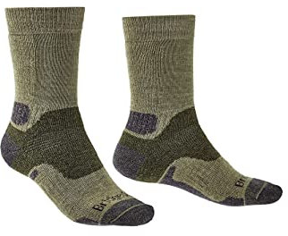 Bridgedale HIKE Midweight Merino Performance Boot Original-Men's- Medium-Green